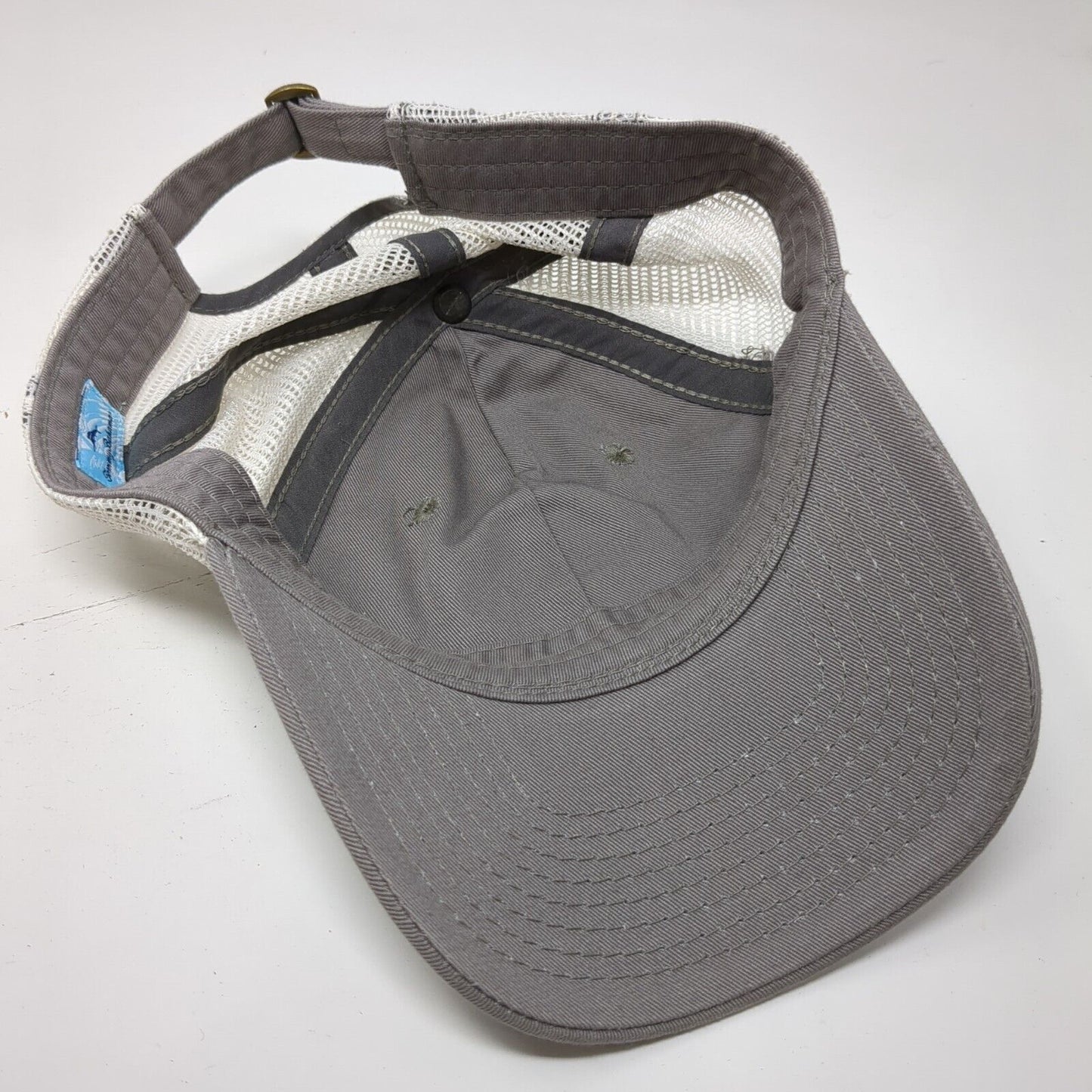 Tommy Bahama Relax Slideback Trucker Hat Gray OSFA Mesh Back Adjustable