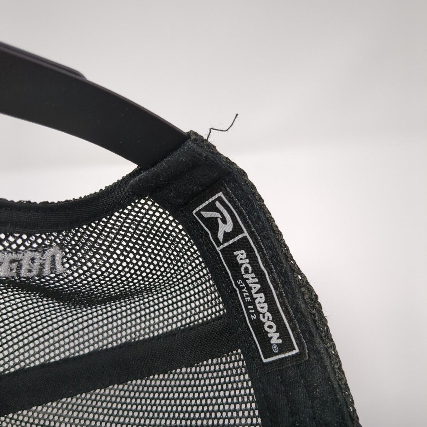 NLC Lineman.Edu Snapback Trucker Hat Gray OS Adjustable Mesh Back Richardson