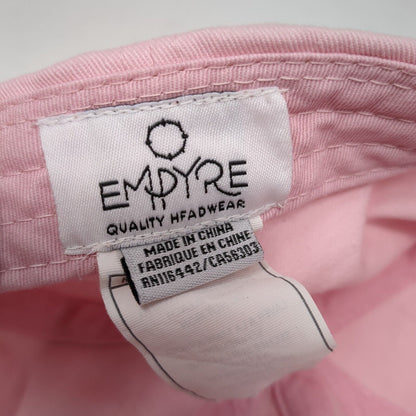 Alien Face Slideback Hat Pink One Size Adjustable Embroidered Empyre Headwear
