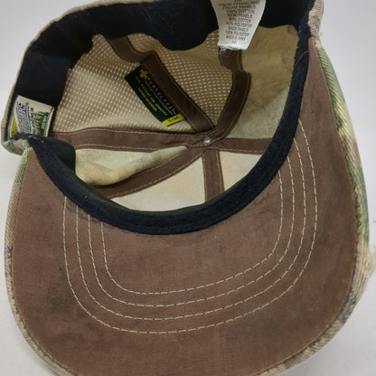 Paramount Outdoors Baseball Cap Beige Brown M Realtree Camo Mesh Distressed Hat