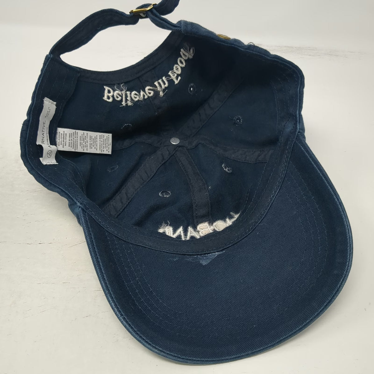 Alternative Chobani Believe in Food Baseball Cap Blue One Size Slideback Hat