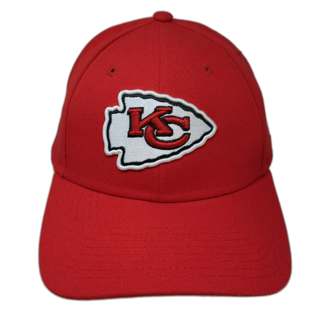 Kansas City Chiefs NFL New Era Red One Size Cap Hat Strapback Embroidered Logo