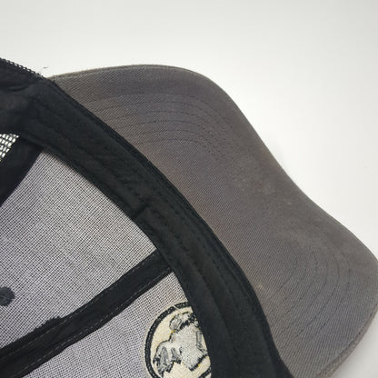 Buffalo Wild Wings Logo Strapback Trucker Hat Gray One Size Mesh Back