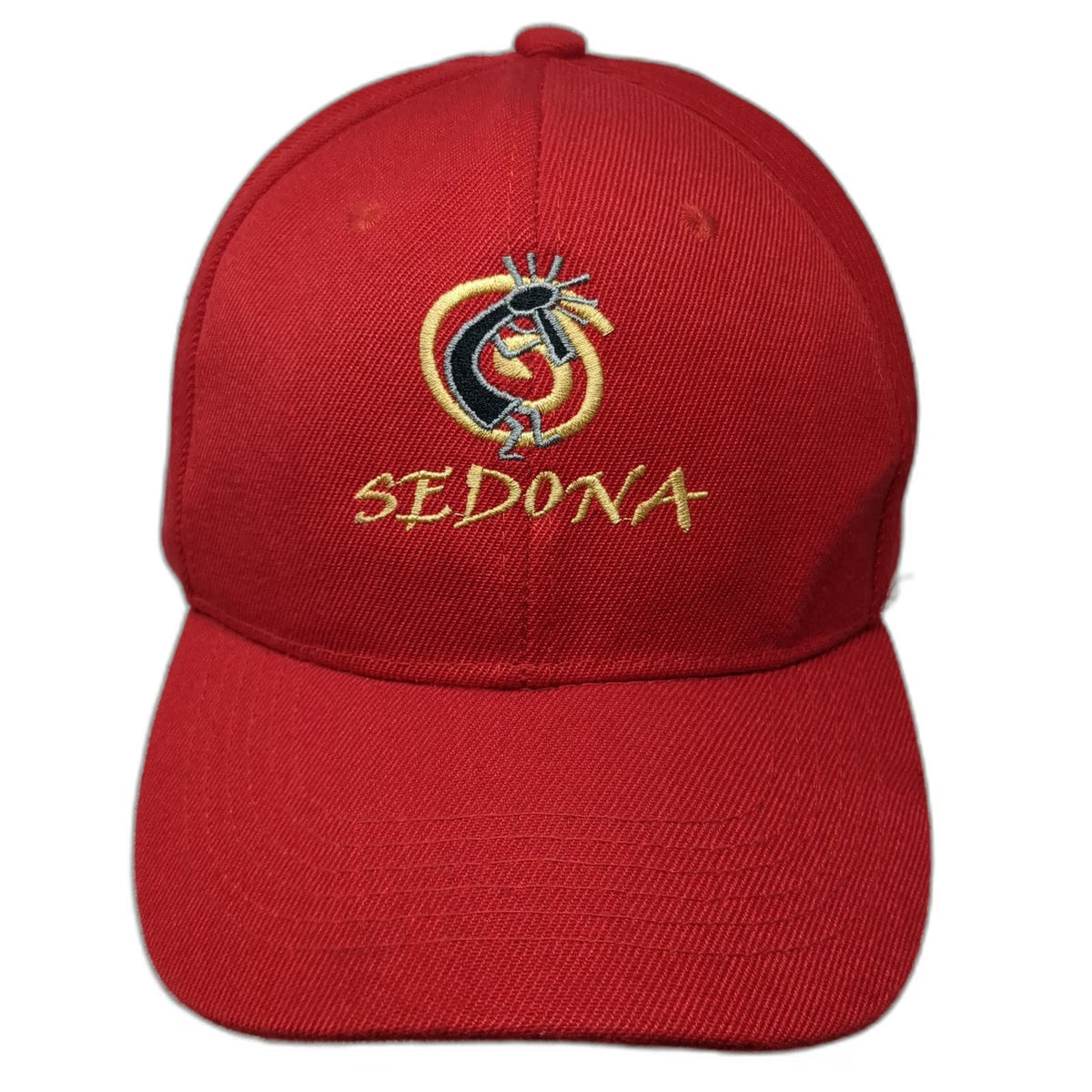 Sedona Arizona Kokopelli Red Baseball Cap One Size Strapback Embroidered Hat AZ