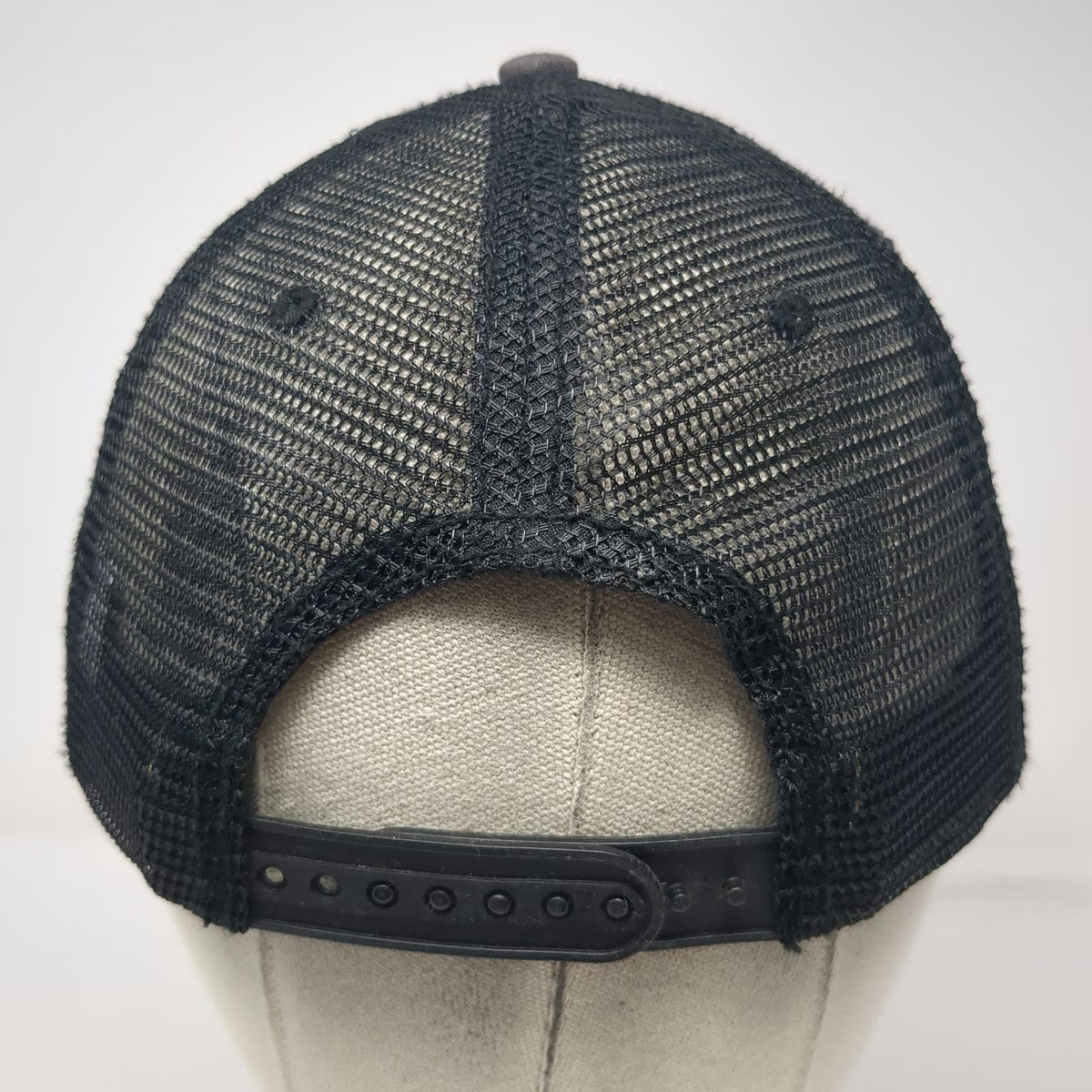 Mountain Trucker Hat Gray Black Orange White One Size Snapback Lake Tahoe Mesh