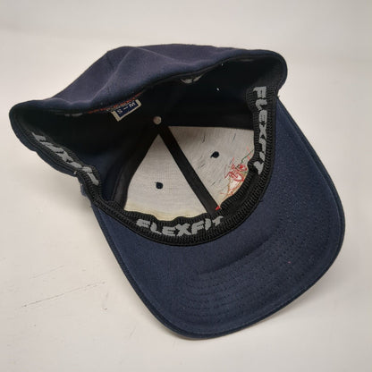 Mountain Bike Specialists Fitted Hat Blue S/M Flexfit Embroidered Yupoong