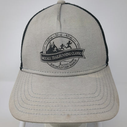 Otto Trucker Hat Gray One Size McCall Trailrunning Classic Mesh Strapback Run