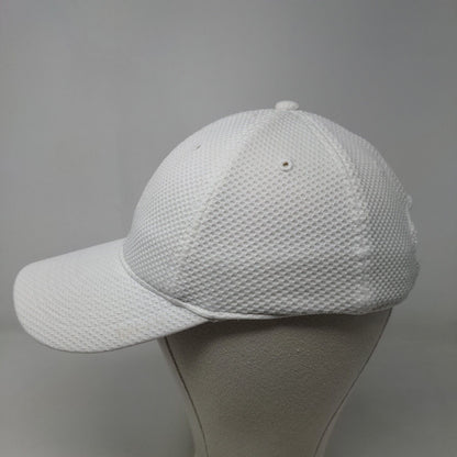 Nike Men's Strapback Hat White Embroidered Swoosh Logo Adjustable