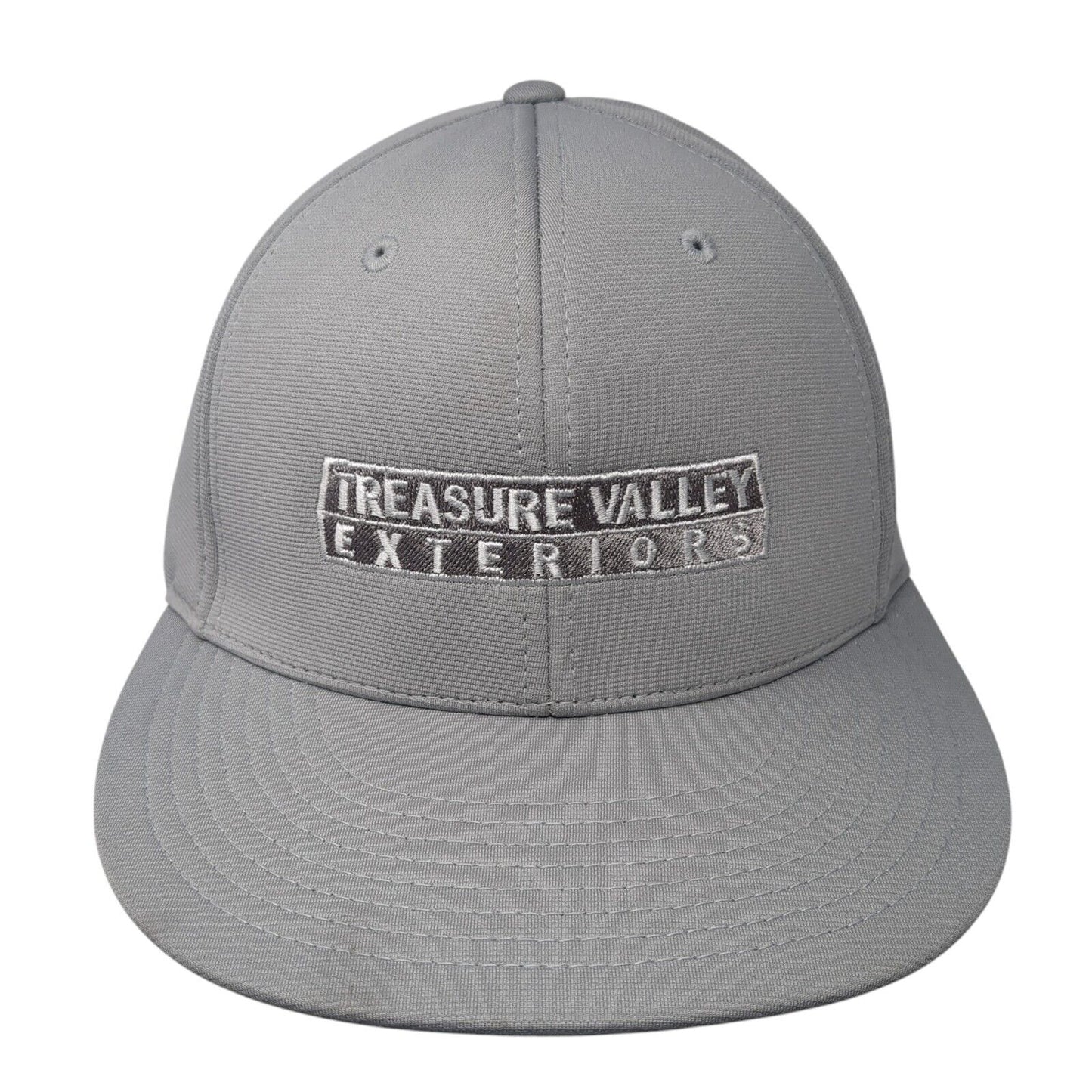 Treasure Valley Exteriors Fitted Hat Gray L/XL Flexfit Embroidered Richardson
