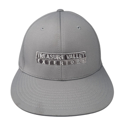 Treasure Valley Exteriors Fitted Hat Gray L/XL Flexfit Embroidered Richardson