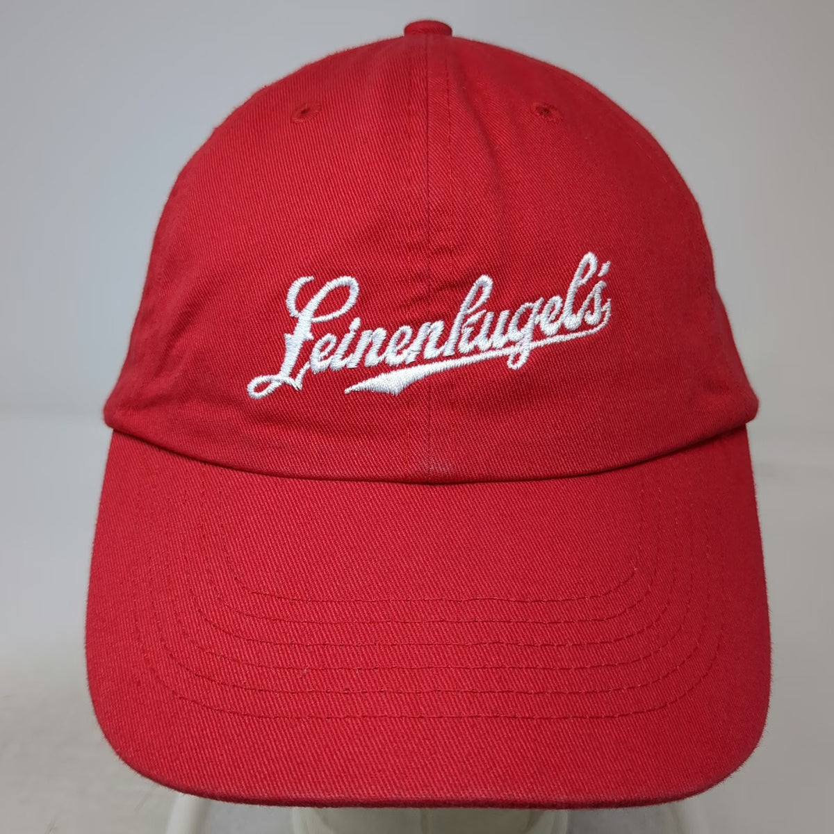 Leinenkugels Beer Baseball Cap Red One Size Embroidered Adjustable Strapback Hat