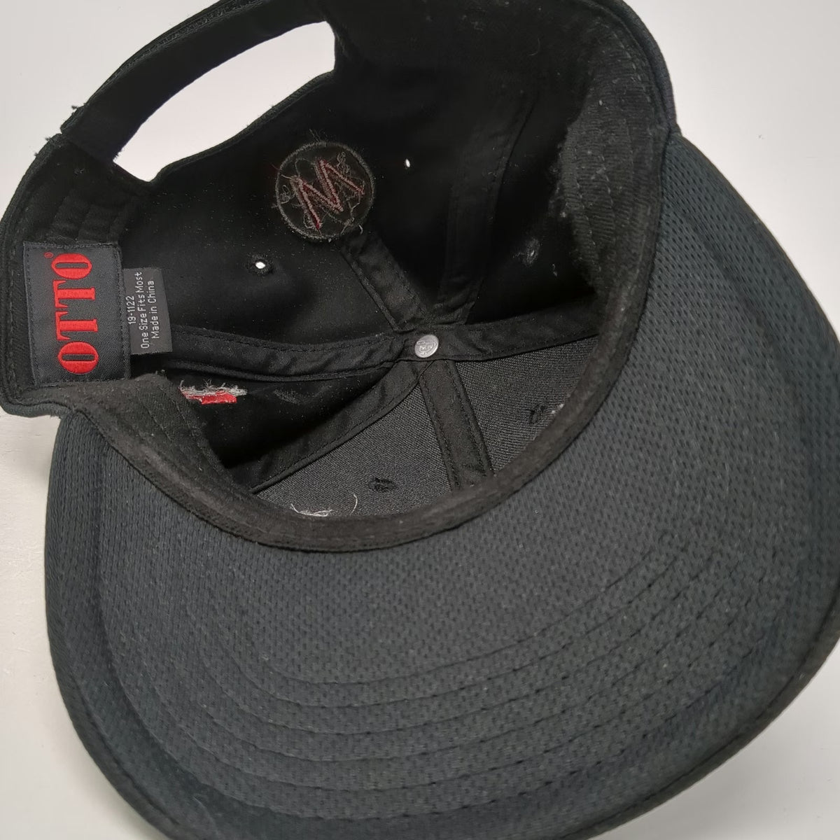 OTTO Baseball Cap Black One Size Strapback Wheeler Electric 55th Anniversary Hat
