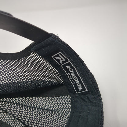 Trout Snapback Trucker Hat Gray One Size Adjustable Mesh Back Richardson