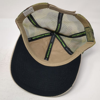 Sharp Ideas Baseball Cap Beige Camo One Size Actagro Mesh Back Strapback Hat