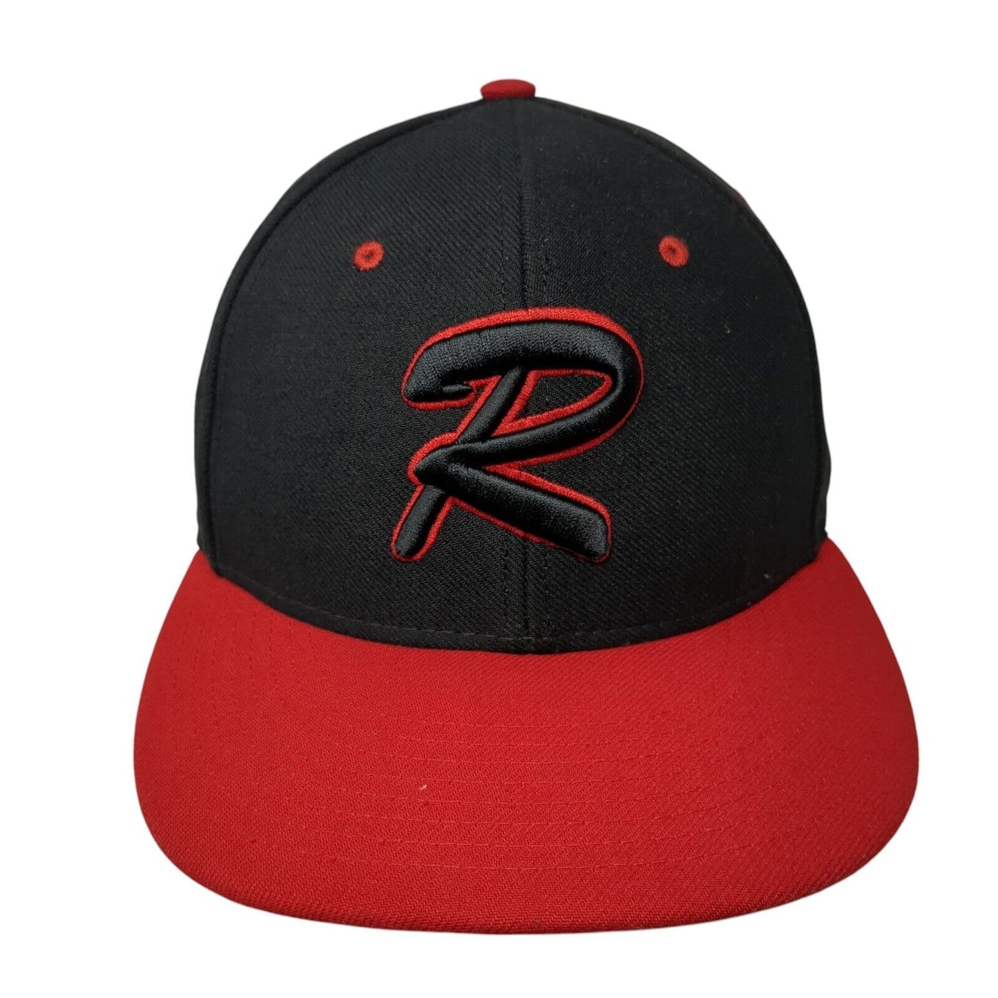 Richardson Fitted Hat Black 7 1/4 Embroidered Performance Team Series 65 Surge