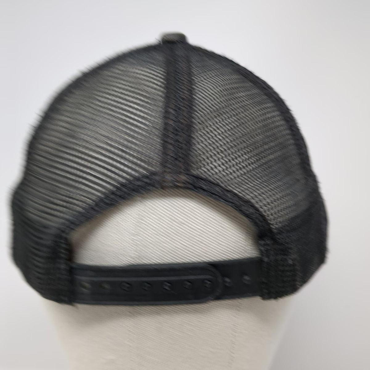 Cinch Trucker Hat Black One Size Denim Front Mesh Back Snapback Blue Logo Cap