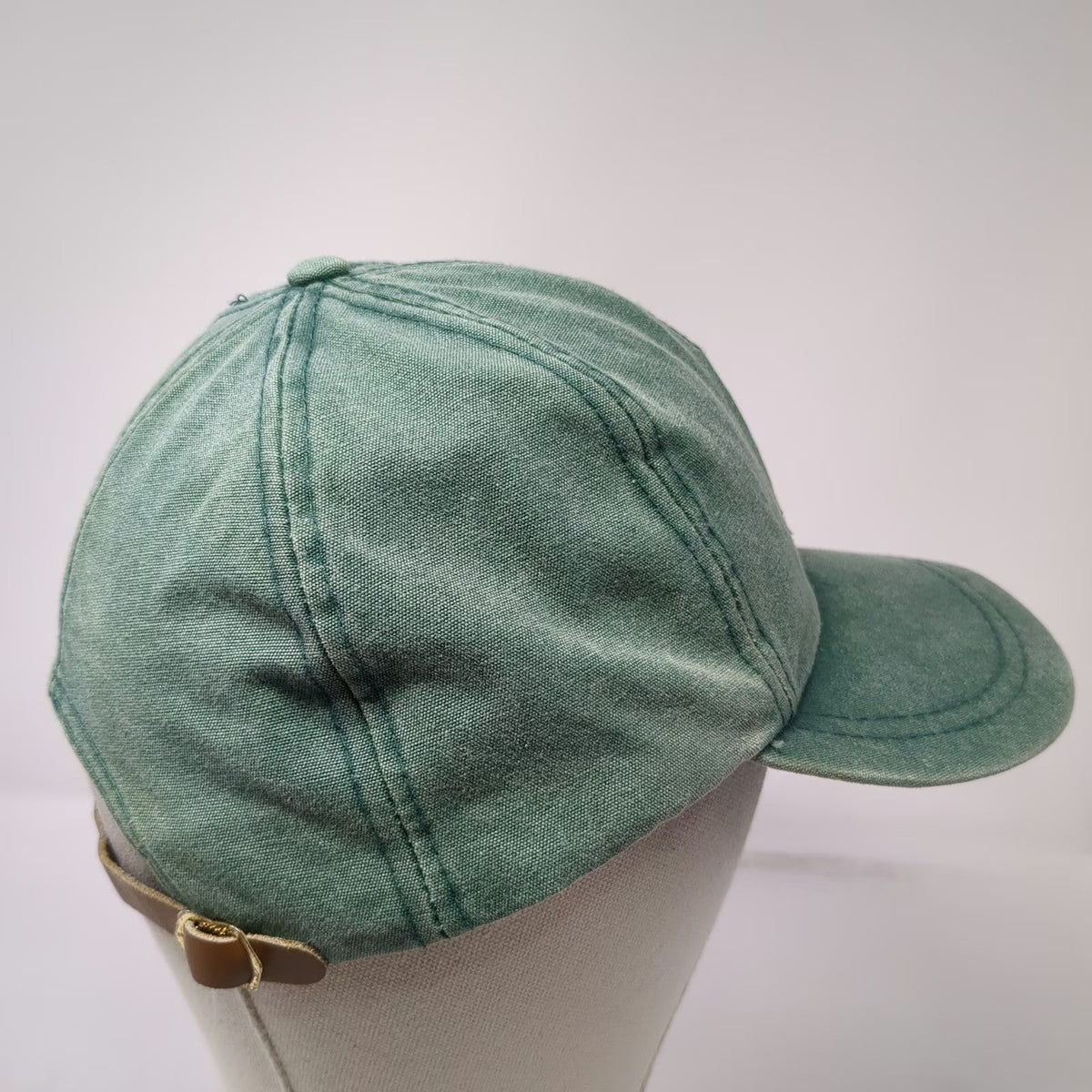 AJM Torino Air Duck Mascot Green Baseball Cap One Size Leather Strap Hat