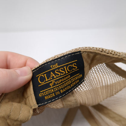 Idaho Kombucha Co. Snapback Mesh Back Trucker Hat Brown OSFA Yupoong