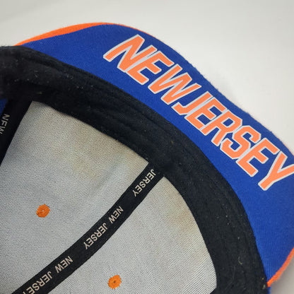 T&T Snapback Blue Orange One Size Hat New Jersey 3D Embroidery Under Brim Logo