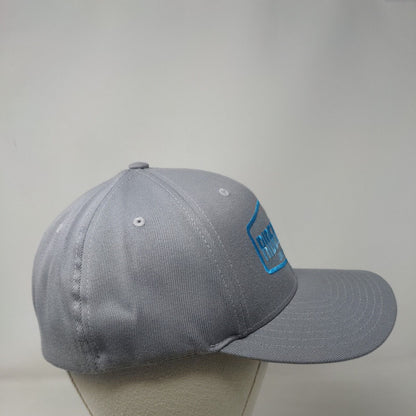 Ride On Dads Fitted Hat Gray L-XL Embroidered Riding For The Cure