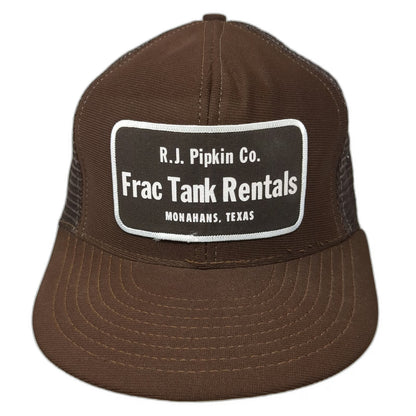 Reynolds Trucker Hat Brown L Frac Tank Rentals Monahans Texas Made in USA