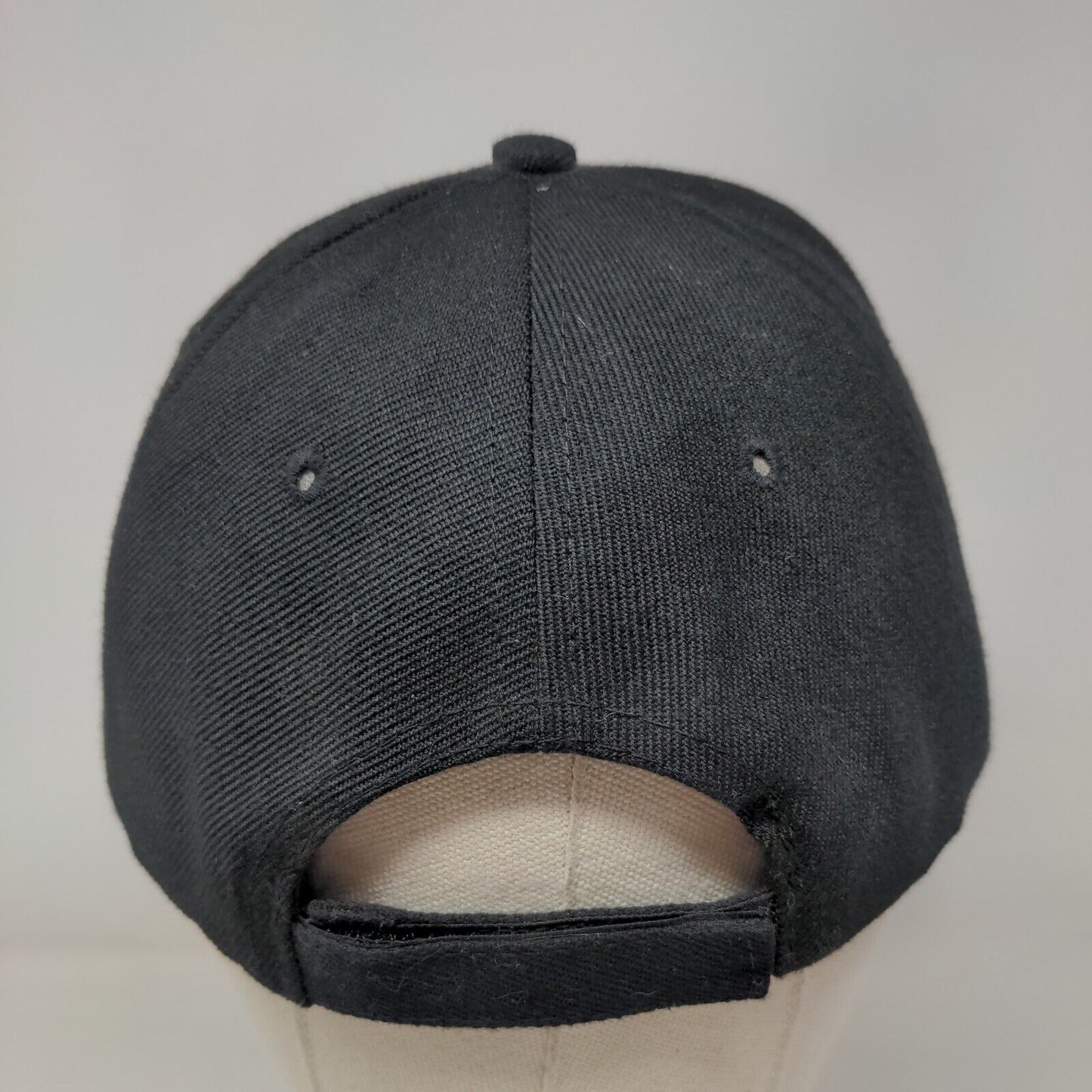 Jesus Is My Boss Strapback Hat Black One Size Adjustable Embroidered 6 Panel