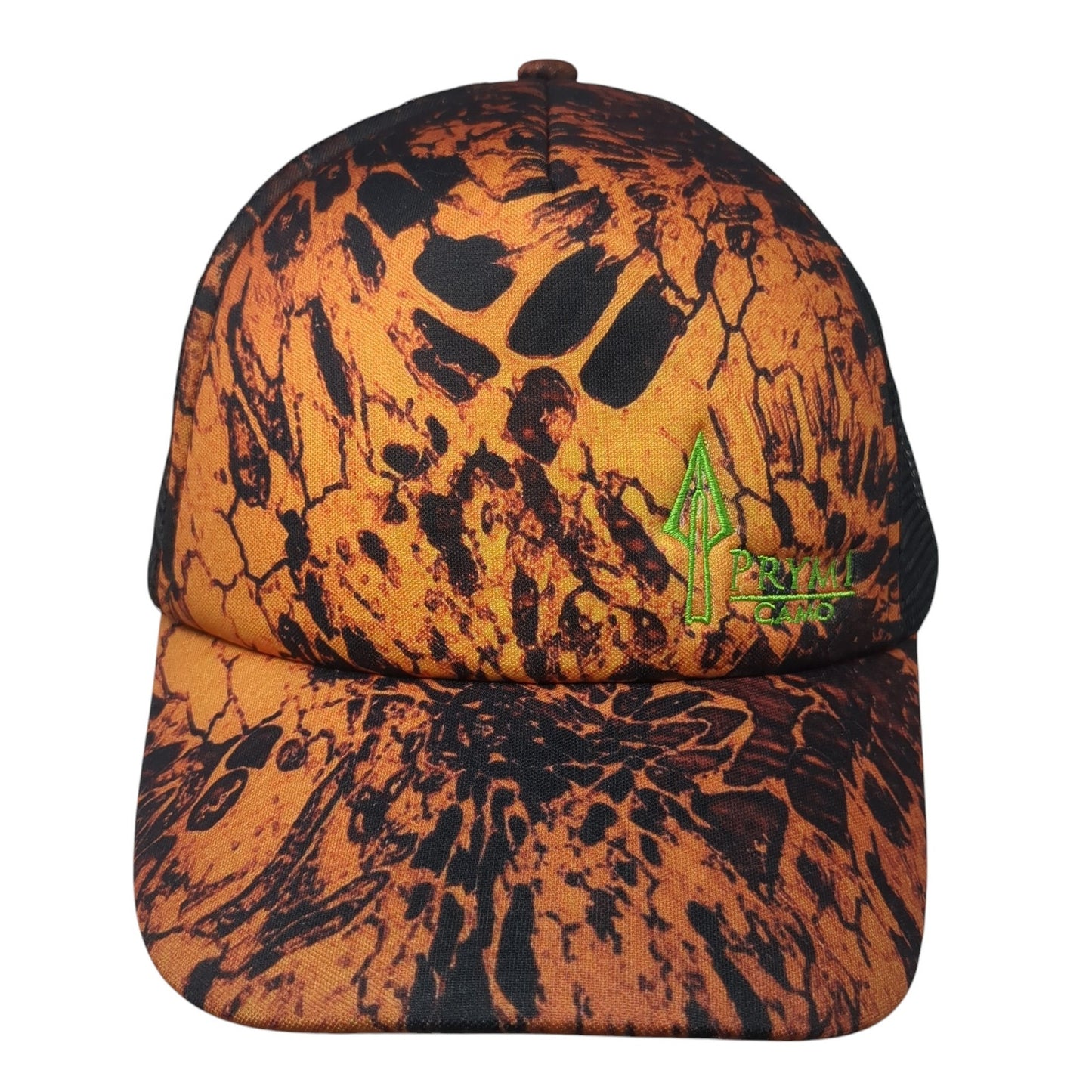 PRYM1 Camo Trucker Hat Multicolor One Size Adjustable Mesh Back 6 Panel Pugs