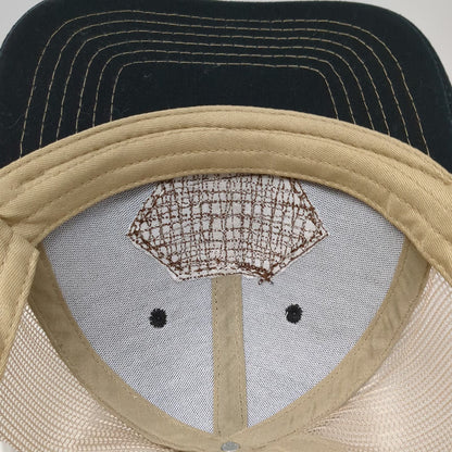 Invasion Trucker Hat Black OSFM Puerto Vallarta Mexico Anchor Patch Mesh Back