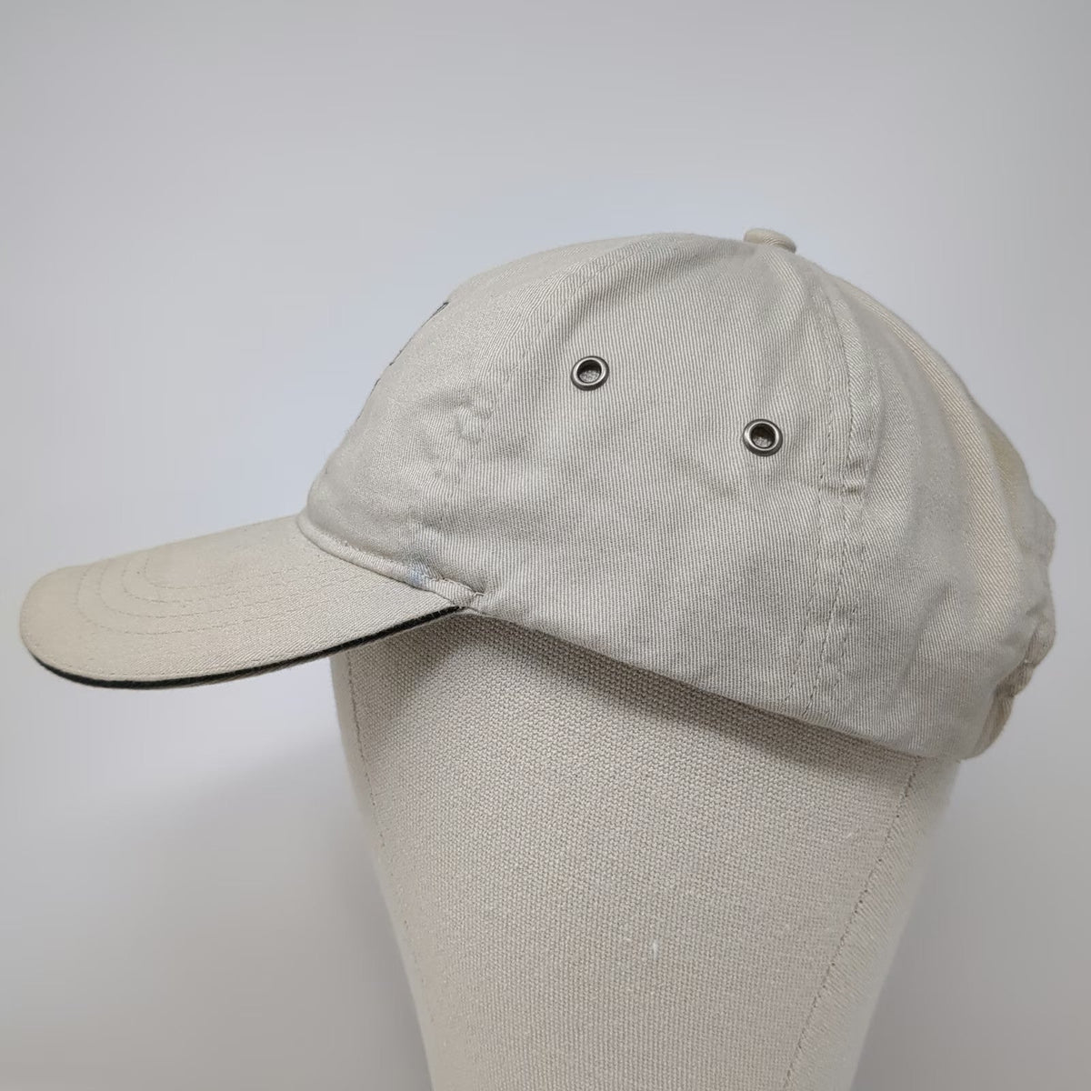 KC Caps Mayo Clinic Hat Beige One Size Baseball Cap Polyester Embroidered Logo