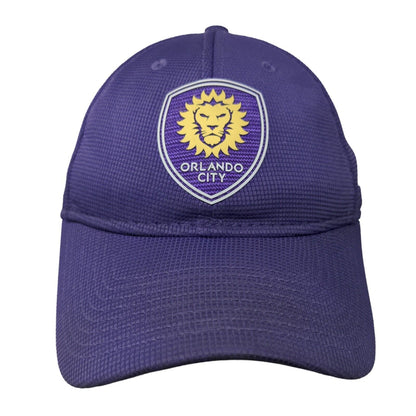 Orlando City Lion Slideback Hat Purple OSFM Adjustable MLS New Era