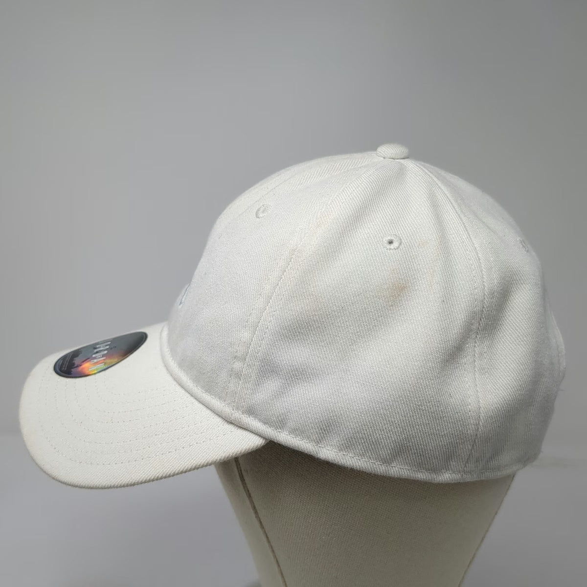 Jordan Baseball Cap White One Size Tonal Jumpman Logo Slideback Adjustable Hat