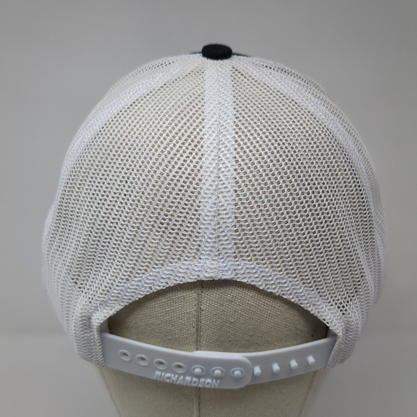 Hickey Horsemanship Snapback Trucker Hat Black One Size Mesh Back