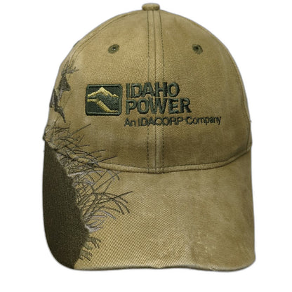 DRI DUCK Baseball Cap Brown One Size Idaho Power Deer Graphic Strapback Hat