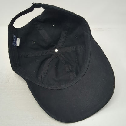 Gear for Sports Black Cap OS Silver Rhinestone Moose Sun Valley Slideback Hat