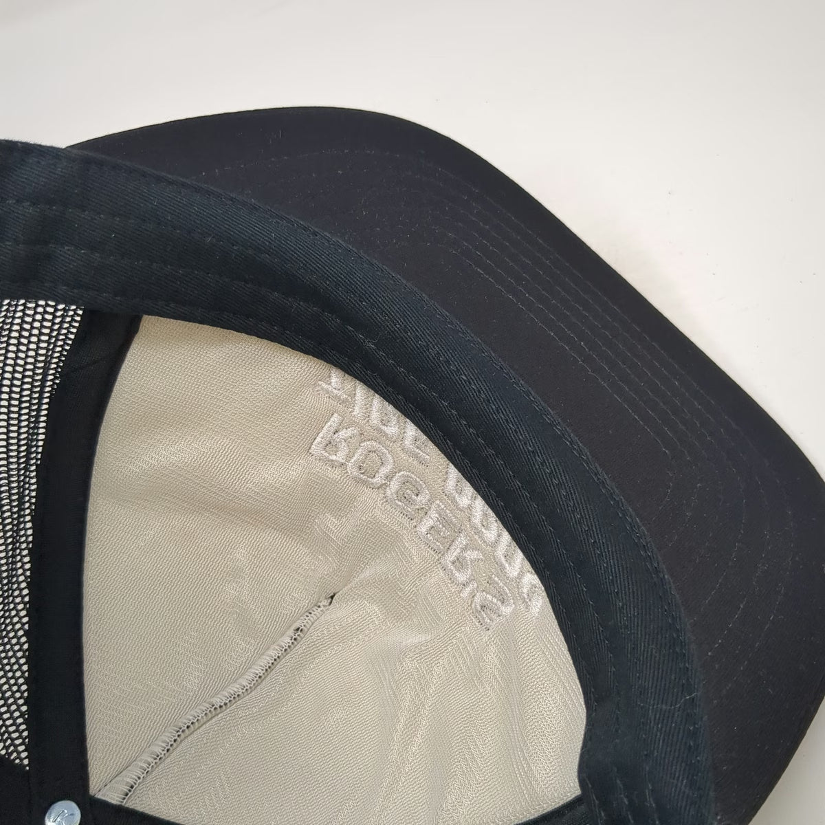 Richardson Trucker Hat Black One Size Rogers Tire Pros Auto Care Mesh Snapback