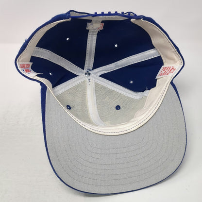New Era Los Angeles Dodgers MLB Snapback Hat Blue M/L Made USA Vintage Pro Model