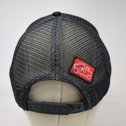 Bigtruck Trucker Hat Black One Size Patch Mesh Back Snapback Lake Tahoe Brand