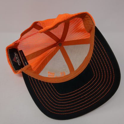 Pacific Headwear Snapback Trucker Hat Multicolor One Size Embroidered