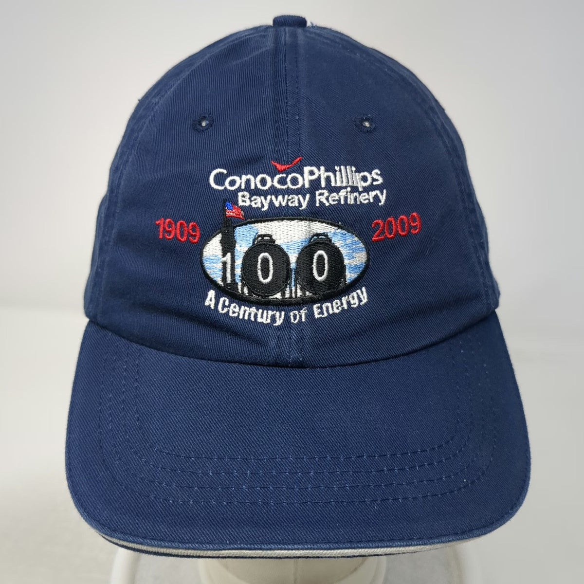 Bayside Baseball Cap Blue One Size ConocoPhillips Bayway Refinery Hat USA Made