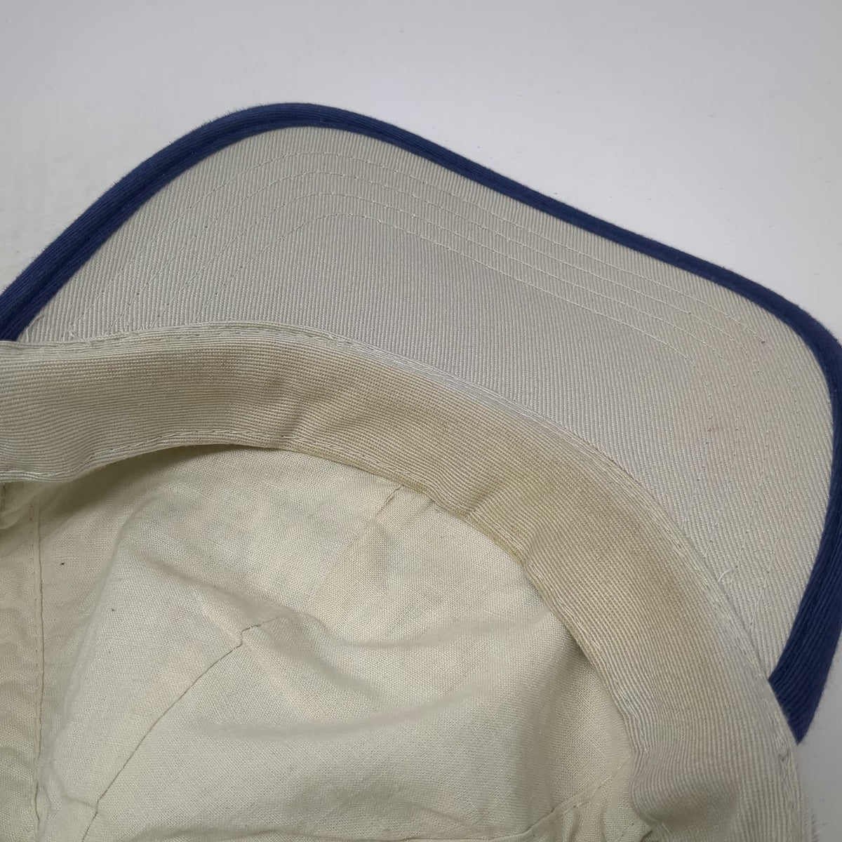 B.U.M. Equipment Baseball Cap Beige One Size Embroidered Logo Slideback Trim Hat