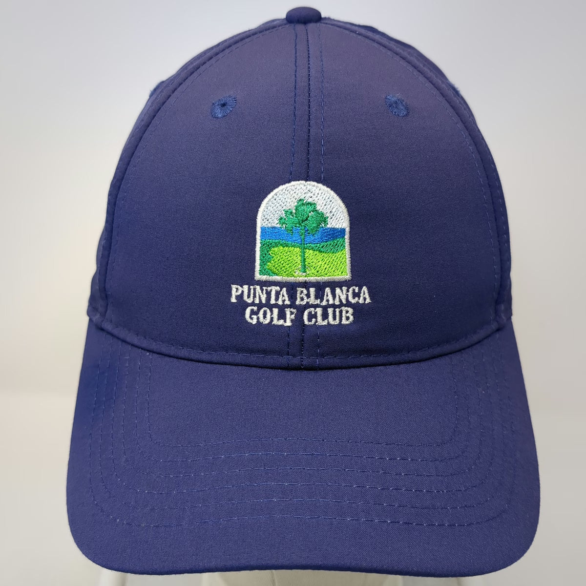 4FANS Baseball Cap Blue OSFM Punta Blanca Golf Club Embroidered Adjustable Hat