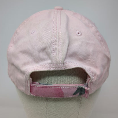 Headgear Pink Jackson Hole Camo Frayed Embroidered Baseball Cap One Size Hat