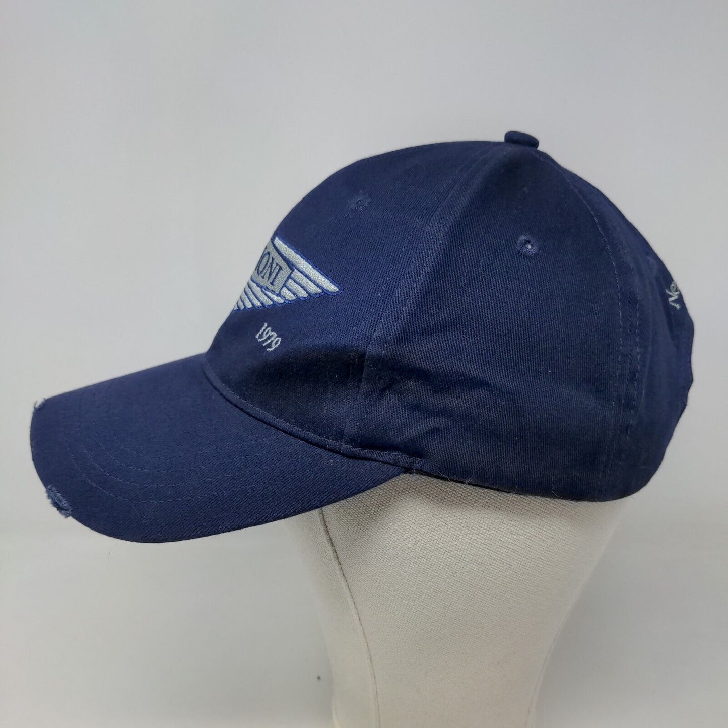 Savioni Men's Slideback Hat Blue Embroidered Logo Adjustable New Hope PA