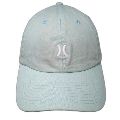 Hurley Snapback Blue Hat One Size Embroidered Logo Unstructured Curved Brim