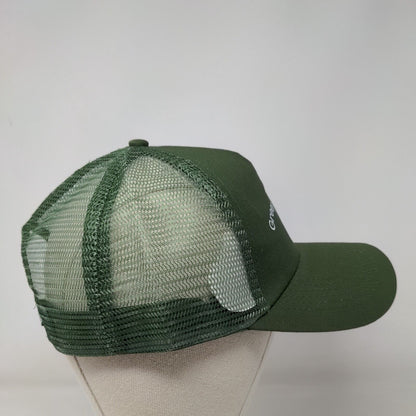 Green Dragon Snapback Mesh Back Trucker Hat Green OSFM Breathable Hit