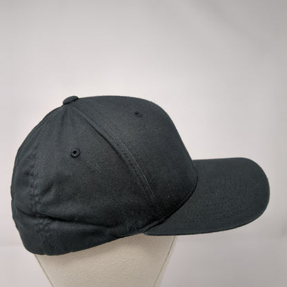 Edge Brewing Boise ID Fitted Hat Black S/M Embroidered Flexfit Yupoong