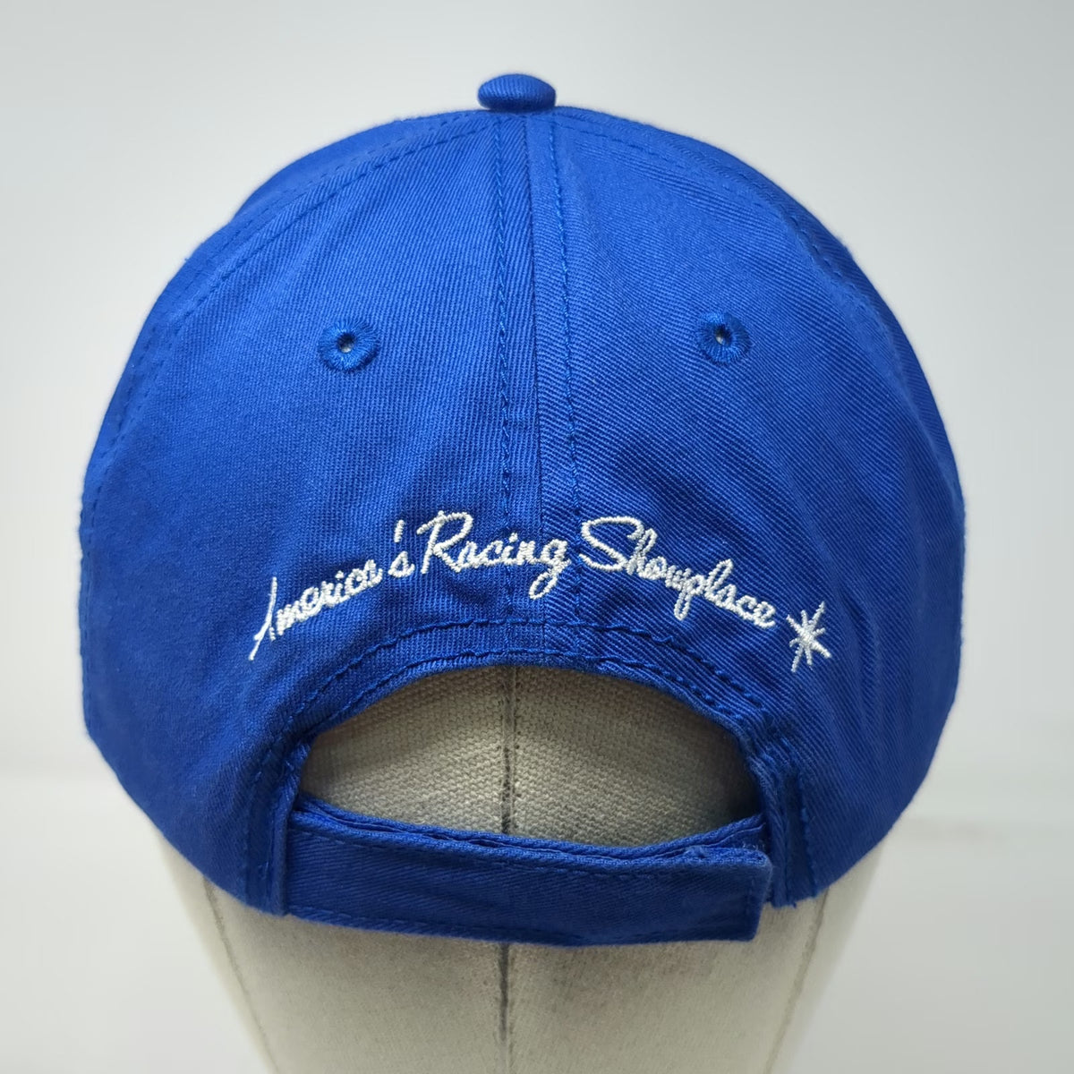 Las Vegas Motor Speedway Blue One Size Baseball Cap Hat Strapback Cotton Racing