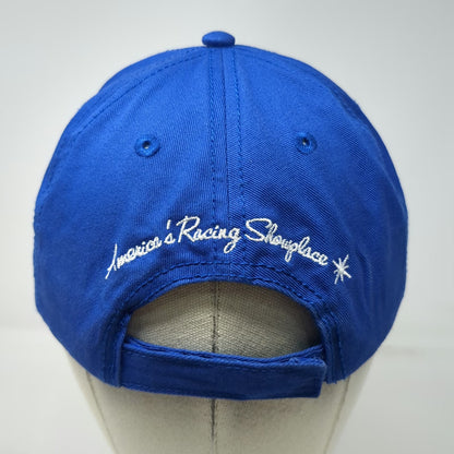 Las Vegas Motor Speedway Blue One Size Baseball Cap Hat Strapback Cotton Racing