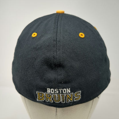 Boston Bruins NHL 47 Cap Black One Size OS Franchise Stretch Fit Hockey Logo Hat