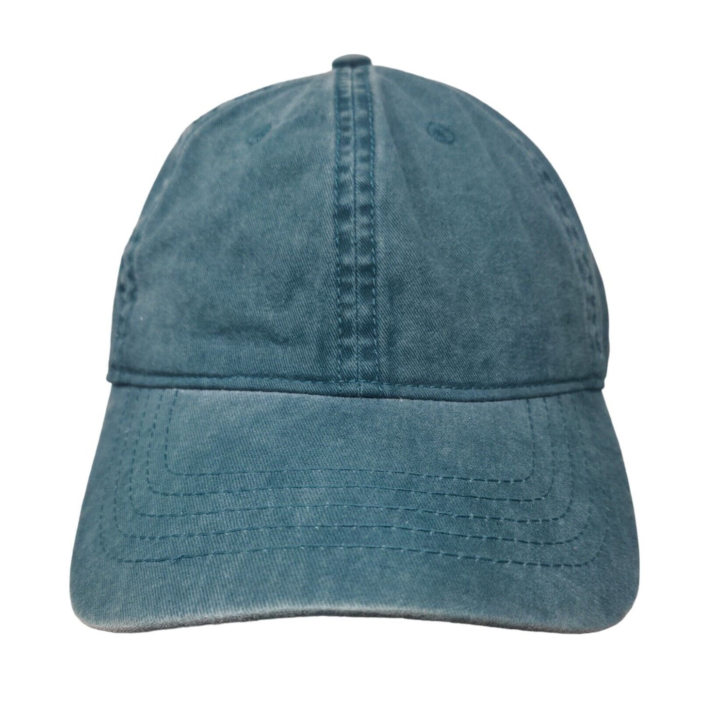 Unbranded Slideback Hat Solid Green OSFM Casual Outdoor Adjustable Blank
